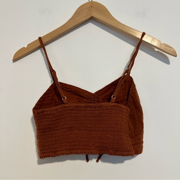 L*Space x Revolve Carrie Brown sweetheart neckline smocked back tank top - Picture 4 of 7